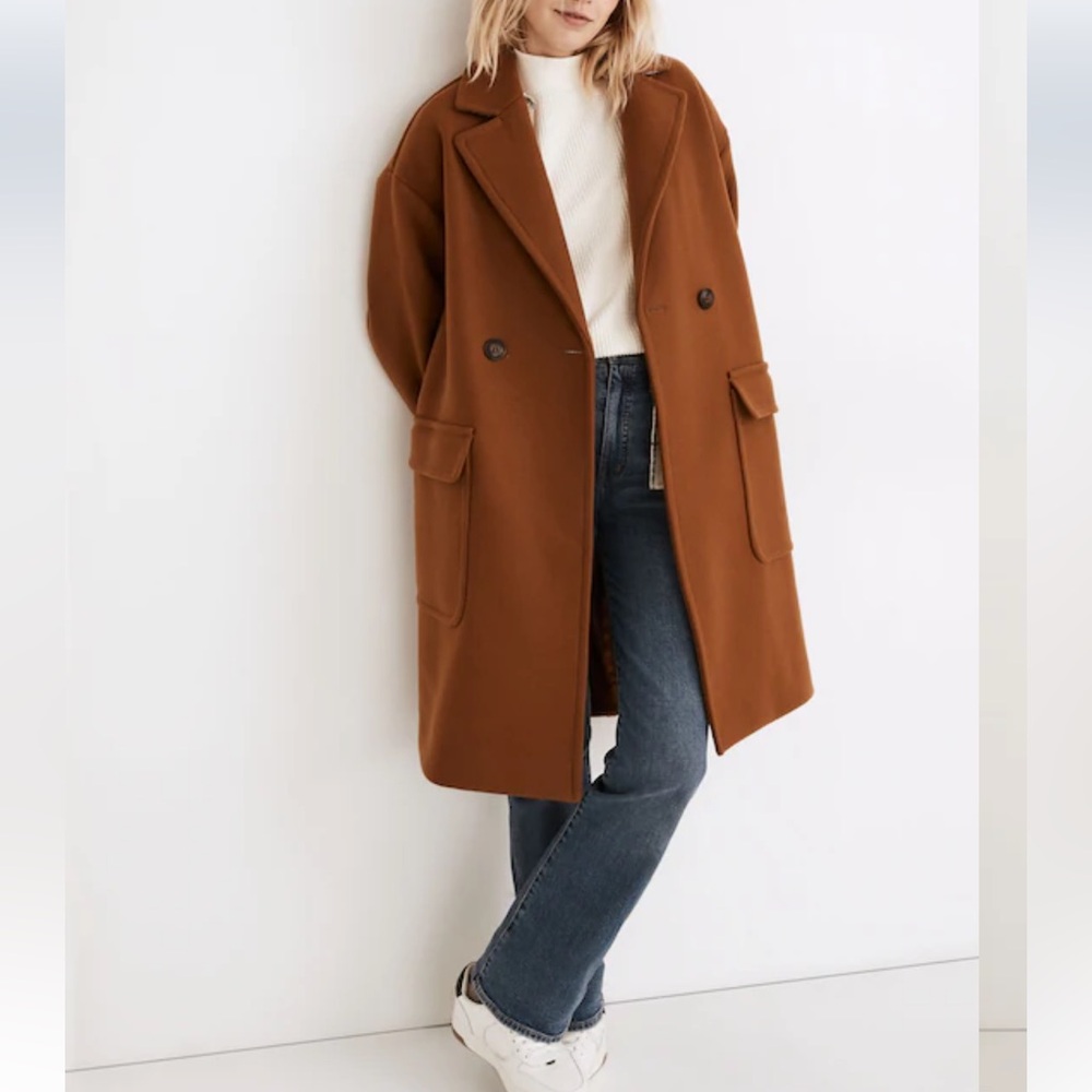 Madewell Double-Breasted Averdon Coat